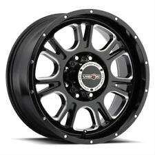 Vision 399 Fury 20x10 Gloss Black/Silver Aluminum Wheel Rim 8x6.5 picture