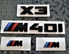 Gloss Black for X3 M40i Emblem Rear and Fender Set. X3 M40i Emblem set picture