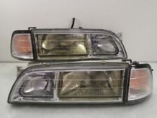 JDM Nissan INFINITI Q45 G50 Type V 1993 Facelift Front Headlight Lamps Light SET picture