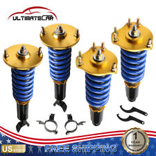 Set 4 Coilover Struts Shock Absorbers For 1992-2001 Honda Prelude Front+Rear picture