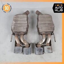 08-10 Mercedes W221 S63 CL63 AMG Exhaust Mufflers Left & Right Set of 2 OEM picture