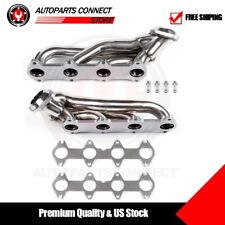 Fits Ford F150 2004-2010 5.4L V8 Stainless Exhaust Manifold Shorty Headers picture