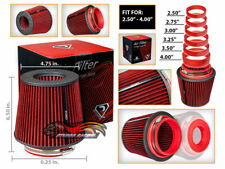Cold Air Intake Filter Universal RED For Charger/Colt/Conquest/Diplomat picture