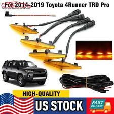 4x Raptor Style Grill LED White Lights Set For Toyota 4Runner TRD Pro 2014-2019 picture