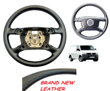 VOLKSWAGEN TRANSPORTER VW T5 CARAVELLE 2003-2009 STEERING WHEEL NEW LEATHER NEW picture
