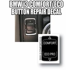 BMW i3 REX COMFORT ECO PRO BUTTON DECAL REPAIR STICKER picture