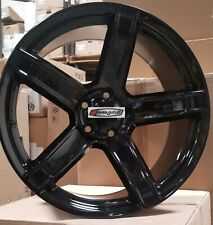 20x9.5 20x10.5 Hellcat HC2 Style Wheels Gloss Black Rims Fit Challenger RWD picture