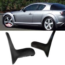 For 04-10 MAZDA RX8 RX-8 UPPAINTED PLASTIC PERFORMANCE FRONT MUD FLAPS QUARDS picture