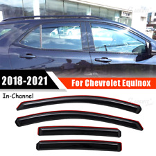 In-Channel Vent Shade Window Visors Sun Rain Guards for 2018-2021 Chevy Equinox picture