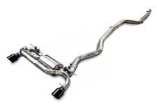 AWE Touring Edition Axleback Exhaust for BMW F22 M235i/M240i-Chrome Black 90mm picture
