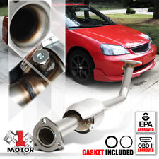 Stainless Steel Exhaust Down Pipe w/Catalytic Converter for 01-05 Honda Civic EX picture
