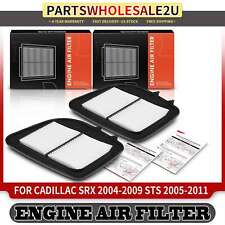 2Pcs Engine Air Filter for Cadillac SRX 2004-2009  STS 2005 2006 2007 2008-2011 picture