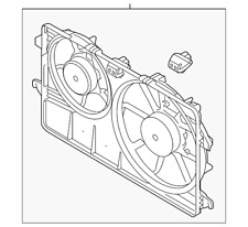 Genuine Ford Fan Assembly 9T1Z-8C607-A picture