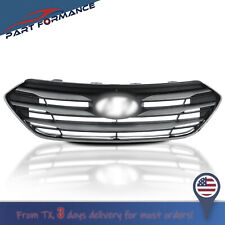 Front Upper Grille Replacement For 2017 2018 Hyundai Santa Fe Sport W/O Camera picture
