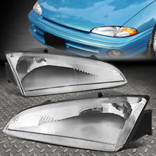 FOR 93-97 DODGE INTREPID OE STYLE CHROME HOUSING CRYSTAL LENS HEADLIGHT LAMPS picture