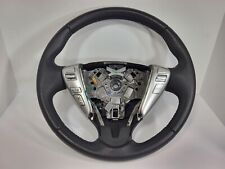 OEM 2015-2019 Nissan Versa Note Black Leather Steering Wheel Assy 48430-3VY7A picture