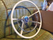 1963 Ford F-100 4 Spoke deluxe Steering  Wheel and horn ring Truck NICE picture