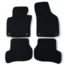 Velour Car Floor Mats For VW Jetta Waterproof Black Carpet Rugs Auto Liners New picture