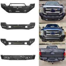 Steel Front Bumper or Rear Bumper w/Led Light for Ford F250 350 Super Duty 11-16 picture
