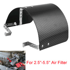 Stainless Steel Car Cold Air Intake Filter Cover Heat Shield 2.5