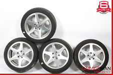 97-04 Mercedes R170 SLK230 SLK320 Complete Wheel Tire Rim Set of 4 Pc R17 OEM picture