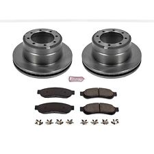 Power Stop KOE4593 1-Click Daily Driver Brake Kits Rear OE Replacement Rotors Z1 picture