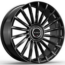 22'' Koko Kuture Urfa FF Wheels Gloss Black Tires S550 S63 GLE 740i X5 A8 S580 picture