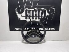 Leather Steering Wheel Dark Gray Agate XJ Cherokee 97-02 OEM Jeep Wrangler TJ CC picture