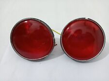 Jeep Willys CJ3 CJ5 CJ6 1945-1975 Rear Combination Tail Light RED Set of 2 picture