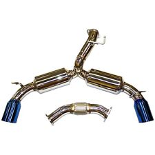 STAINLESS STEEL CATBACK EXHAUST BLUE TI COATED TIPS FOR 90-99 TOYOTA MR2 TURBO picture