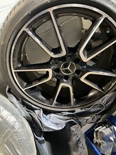 Mercedes-Bens C300 Wheels Black Machined , Used ,Tires And Wheel Covers Set picture