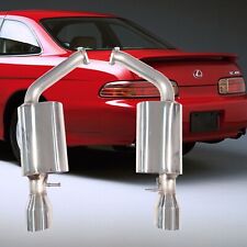 AXLEBACK EXHAUST MUFFLER FOR LEXUS SC300 SC400 92-00 STAINLESS STEEL picture