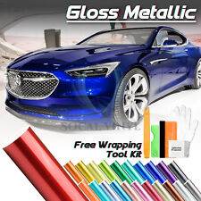 Gloss Metallic Glossy Candy Decal Car Vinyl Wrap Film Sticker Sheet Sparkle DIY picture