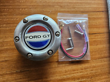 FORD G.T.  GT 40 Steering Wheel Aluminum 6 Hole Horn Button Center Cap picture