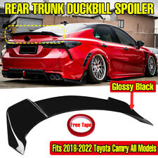 For Toyota Camry SE XSE 2018-2024 Rear Bumper Trunk Spoiler Lip Glossy Black picture