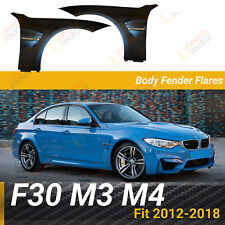 Fit For 2012-2018 BMW 3 Series F30 M3M4 S Style Black Steel Fenders Flares Side picture