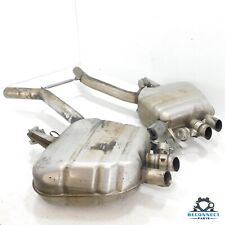 2009-2012 BMW 750i 750Li F02 Rear Left & Right Exhaust Muffler Assembly Set OEM picture