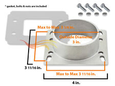Air Intake MAF Mass Air Flow Sensor Adapter Plate For 91-96 Escort 1.8L 1.9L L4 picture