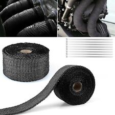 4-Roll Car Motorcycle Pipe Header Manifold Exhaust Heat Wrap Tape 16 Ties Kit picture