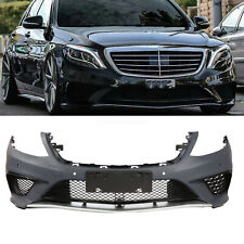 S63 AMG Style Front Bumper w/ PDC  Molding for Mercedes Benz S Class W222 13-16 picture