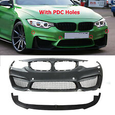 M4 Style Front Bumper Cover W/ PDC Holes For  BMW F32 F33 F36 4 SERIES 14-19 picture