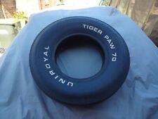 VINTAGE UNIROYAL TIGER PAW WHITE LETTER F70-15 TIRE AKLF UD4164 date code picture