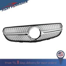 Silver Diamond Grille for MERCEDES BENZ X253 GLC-CLASS 2015-2019 W/O CAMERA HOLE picture