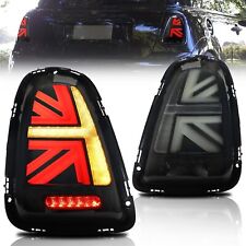 VLAND For 2007-13 Mini Cooper R56 R57 R58 59 SMOKED LED Tail Lights W/Animation picture