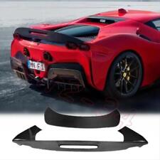 Dry Carbon Rear Spoiler Tail Trunk Lip Wing Fits For Ferrari SF90 Stradale 2020+ picture