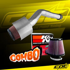 For 06-10 Jeep Commander 3.7L V6 Polish Cold Air Intake + K&N Air Filter picture