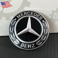 Front Hood Bonnet Emblem Badge Logo For Mercedes Benz C CLA E S Class AMG 57mm picture