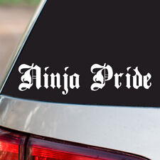Ninja Pride Vinyl Sticker Country Pride all sizes chrome and regular colors picture