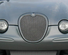 Genuine Jaguar S-Type 2002-2004 Stainless Steel Mesh Grille Insert + Back Plate picture