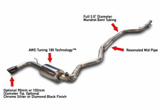 AWE Touring Edition Exhaust + Performance Mid Pipe for BMW F30 320i, Single Side picture